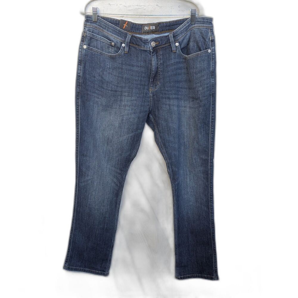 DU/ER Performance Denim Relaxed Taper Jeans – Galactic Wash (36x30) NWT